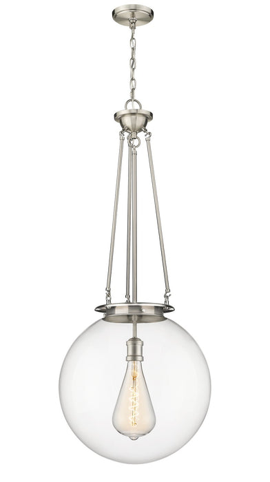 Innovations 221-1P-SN-G202-18 One Light Pendant, Satin Nickel