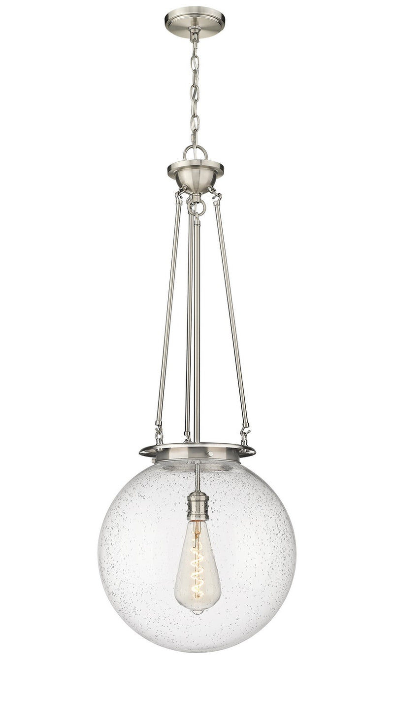 Innovations 221-1P-SN-G204-16 One Light Pendant, Satin Nickel