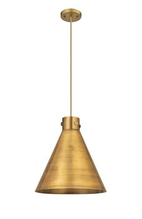 Innovations 410-1PL-BB-M411-16BB One Light Pendant, Brushed Brass