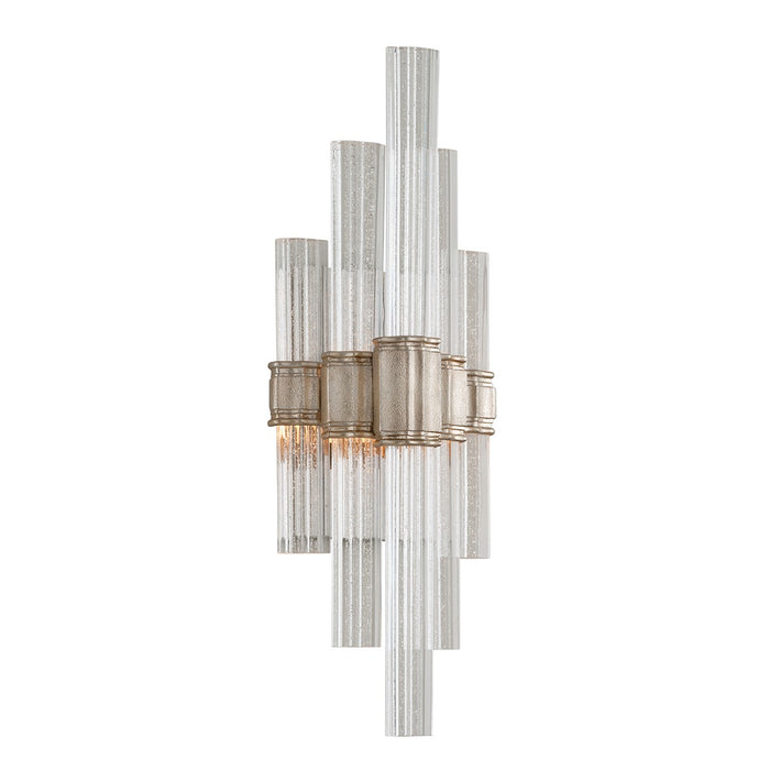 Corbett Lighting 236-11-WSL Two Light Wall Sconce, Warm Silver Leaf