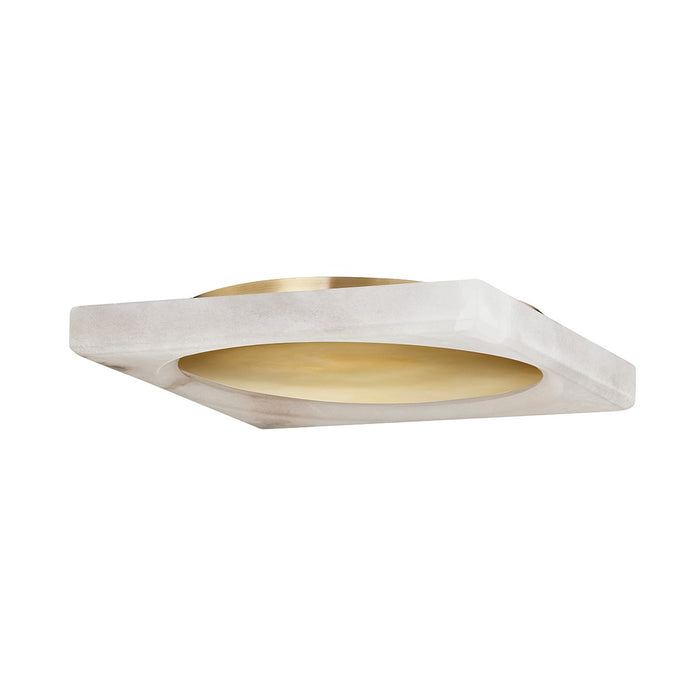 Corbett Lighting 416-13-VB LED Flush Mount, Vintage Brass