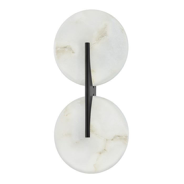 Corbett Lighting 418-21-BBR LED Wall Sconce, Black Brass