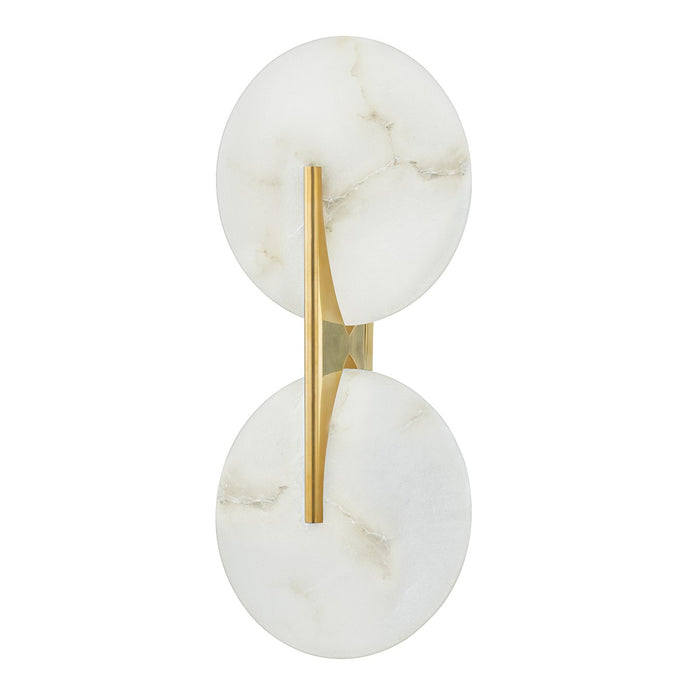 Corbett Lighting 418-21-VB LED Wall Sconce, Vintage Brass