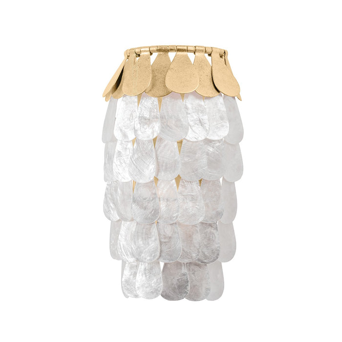 Corbett Lighting 434-12-VGL Two Light Wall Sconce, Vintage Gold Leaf