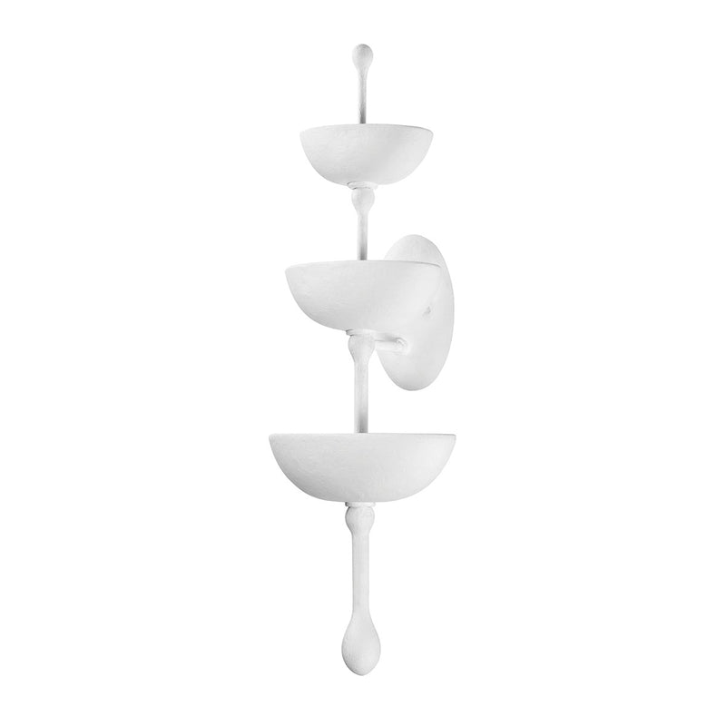 Corbett Lighting 437-30-GSW LED Wall Sconce, Gesso White