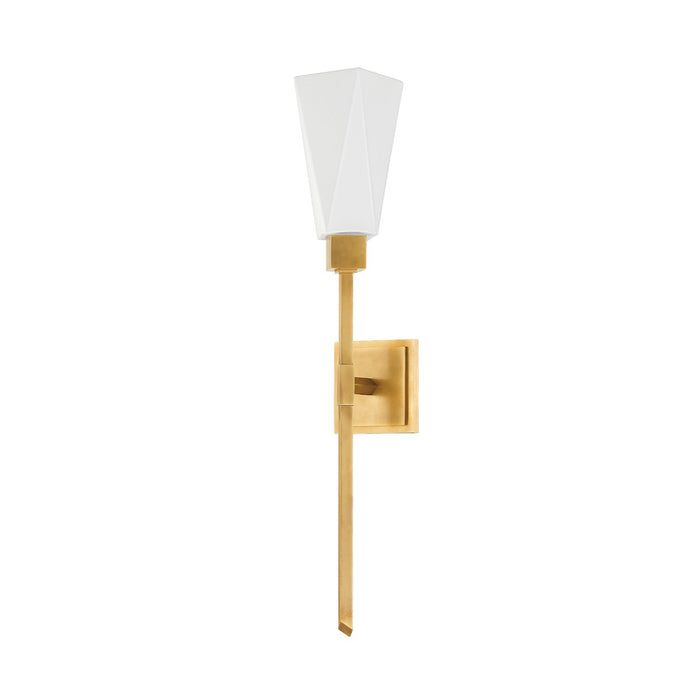 Corbett Lighting 441-28-VB One Light Wall Sconce, Vintage Brass