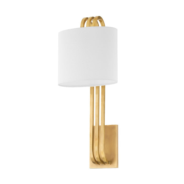Corbett Lighting 442-22-VB One Light Wall Sconce, Vintage Brass