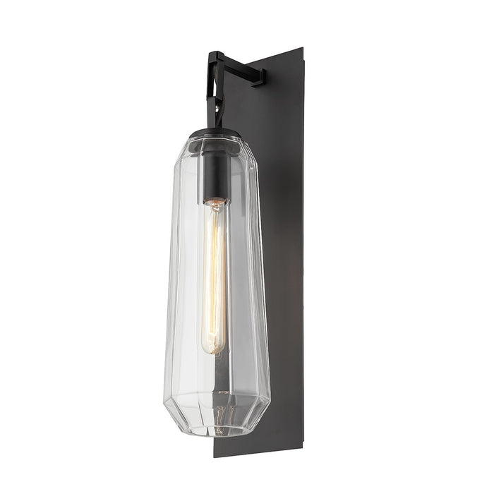 Corbett Lighting 447-19-BBR One Light Wall Sconce, Black Brass