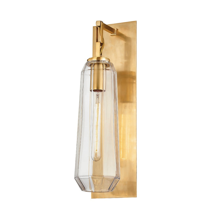 Corbett Lighting 447-19-VB One Light Wall Sconce, Vintage Brass