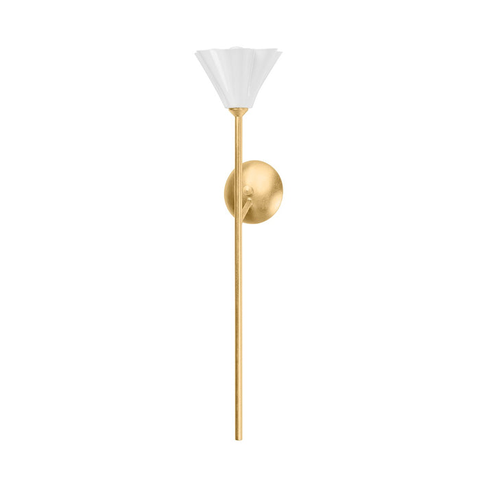 Corbett Lighting 451-26-VGL One Light Wall Sconce, Vintage Gold Leaf