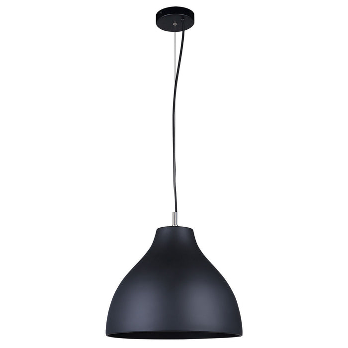 Renwil LPC125B One Light Ceiling Fixture, Black