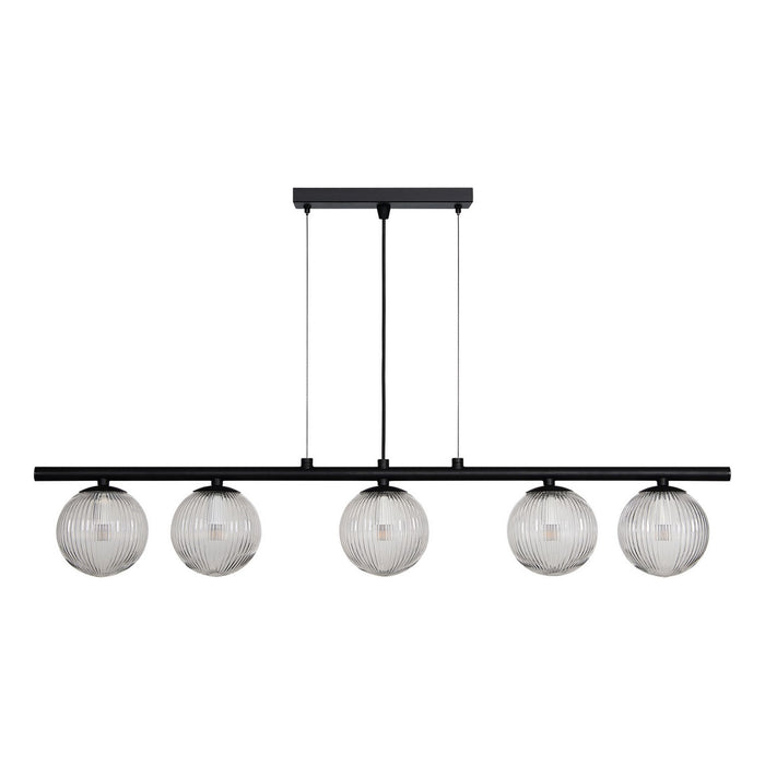 Renwil LPC4419 Five Light Ceiling Fixture, Matte Black