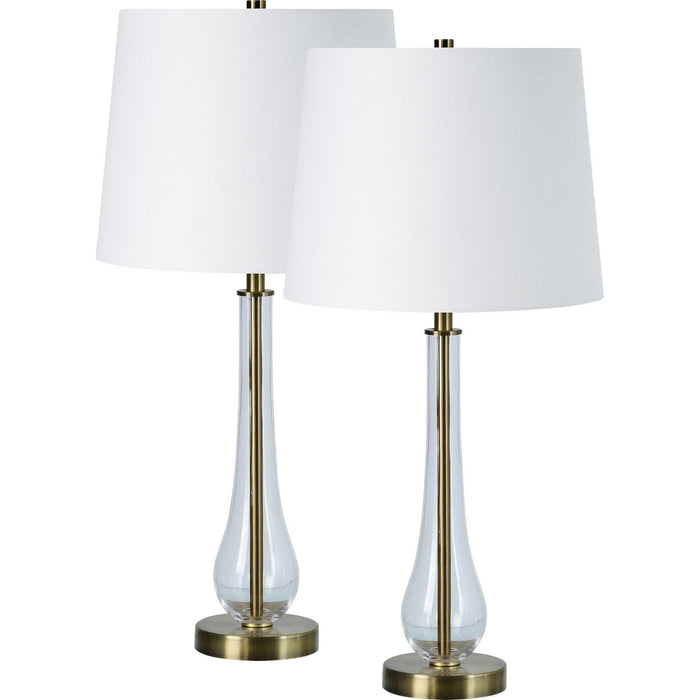 Renwil LPT1237-SET2 Table Lamp- Set, Clear