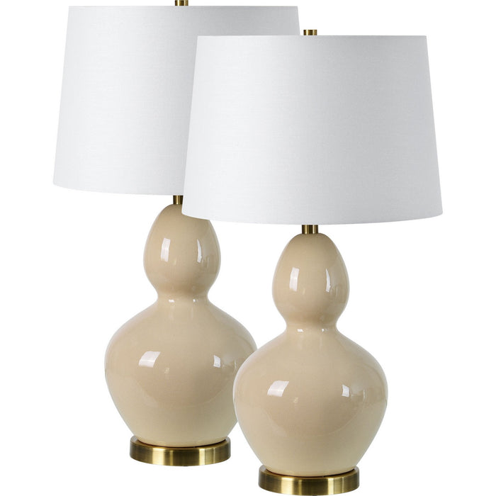 Renwil LPT1238-SET2 Table Lamp- Set, Cream