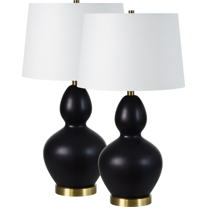 Renwil LPT1239-SET2 Table Lamp- Set, Matte Black