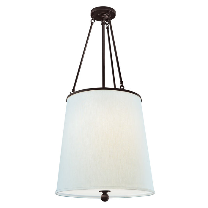 Norwell Lighting 5280_BR_CS Three Light Chandelier, Bronze