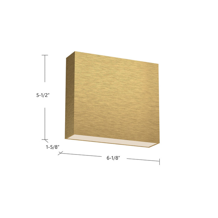 Kuzco Lighting AT6606-BG LED All terior Wall, Brushed Gold