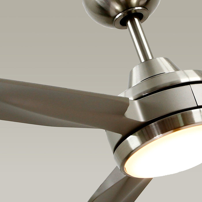 Kuzco Lighting CF95960-BN 60" Ceiling Fan, Brushed Nickel