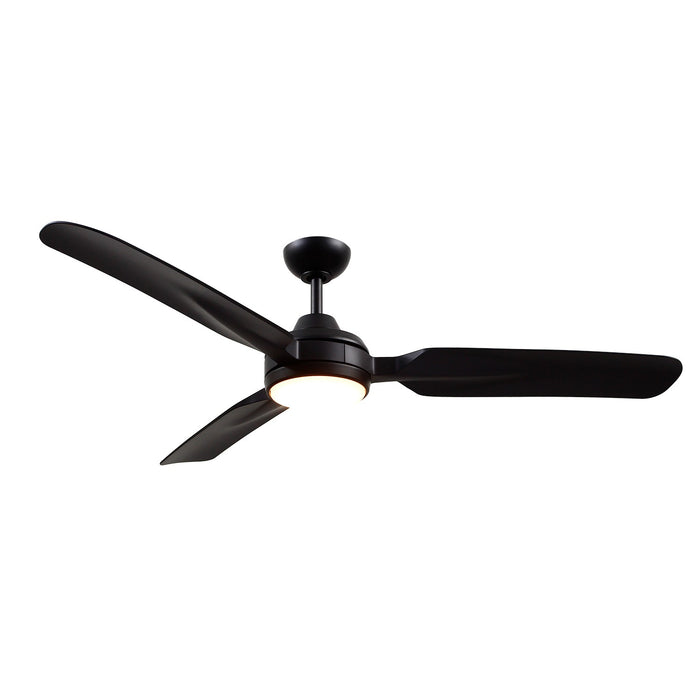 Kuzco Lighting CF95960-MB 60" Ceiling Fan, Matte Black