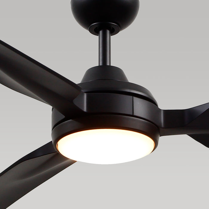 Kuzco Lighting CF95960-MB 60" Ceiling Fan, Matte Black
