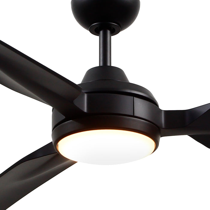 Kuzco Lighting CF95960-MB 60" Ceiling Fan, Matte Black