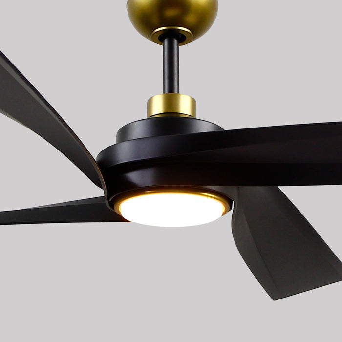 Kuzco Lighting CF96956-BG 56" Ceiling Fan, Brushed Gold