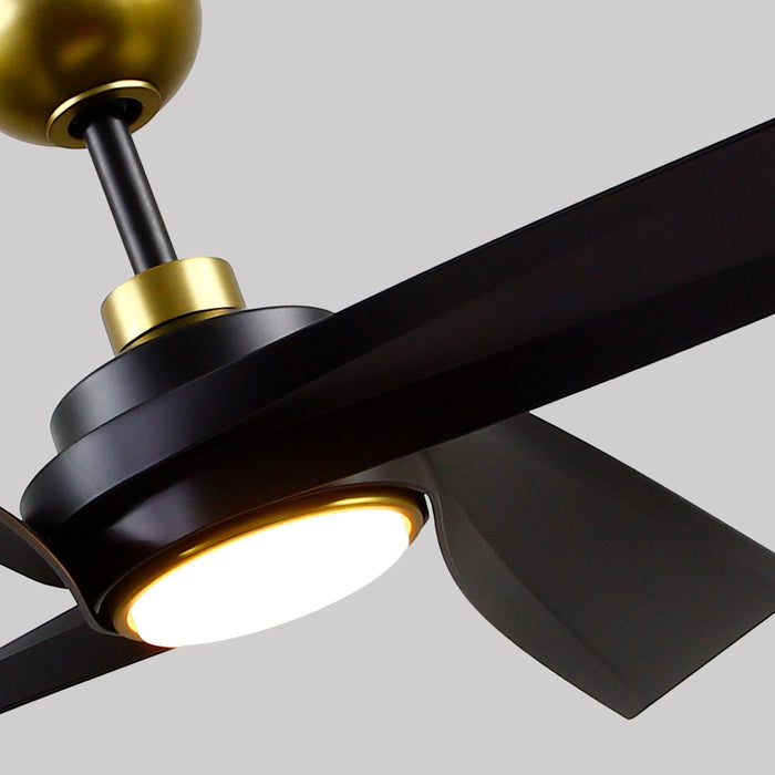 Kuzco Lighting CF96956-BG 56" Ceiling Fan, Brushed Gold