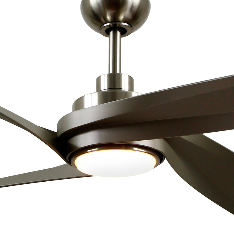 Kuzco Lighting CF96956-BN 56" Ceiling Fan, Brushed Nickel