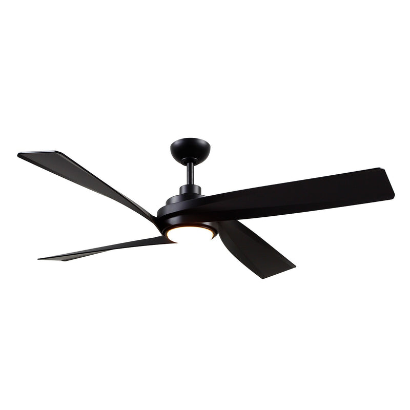 Kuzco Lighting CF96956-MB 56" Ceiling Fan, Matte Black