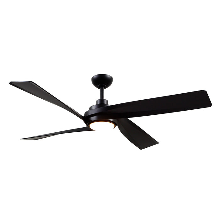 Kuzco Lighting CF96956-MB 56" Ceiling Fan, Matte Black