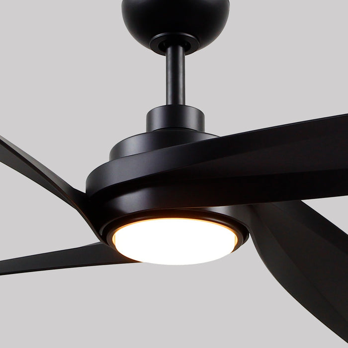 Kuzco Lighting CF96956-MB 56" Ceiling Fan, Matte Black