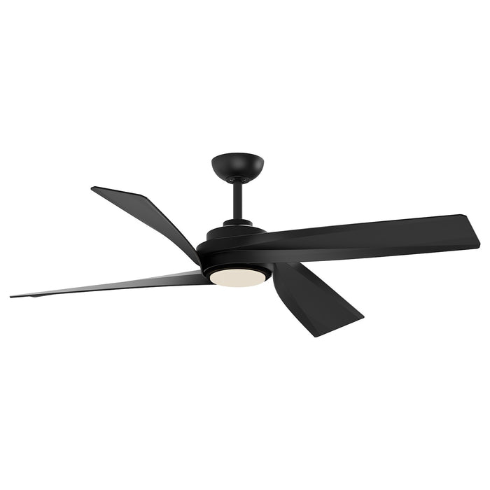 Kuzco Lighting CF96956-MB 56" Ceiling Fan, Matte Black