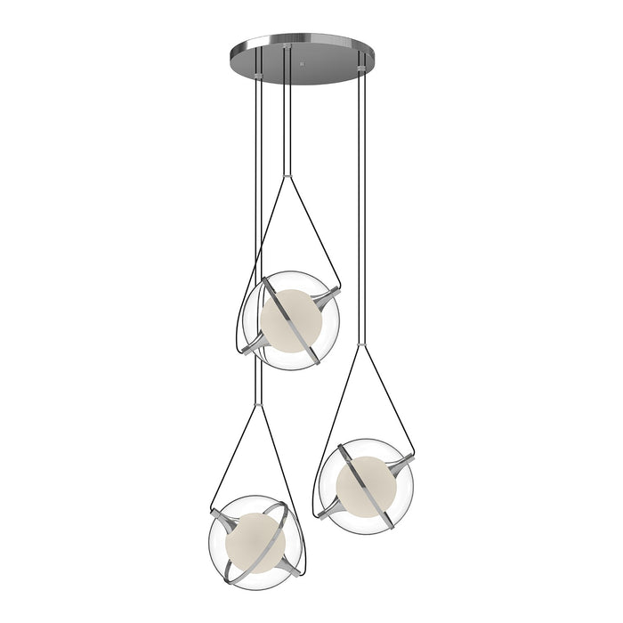 Kuzco Lighting CH76728-CH LED Chandelier, Chrome