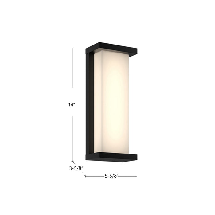 Kuzco Lighting EW70714-BK LED Exterior Wall Mount, Black