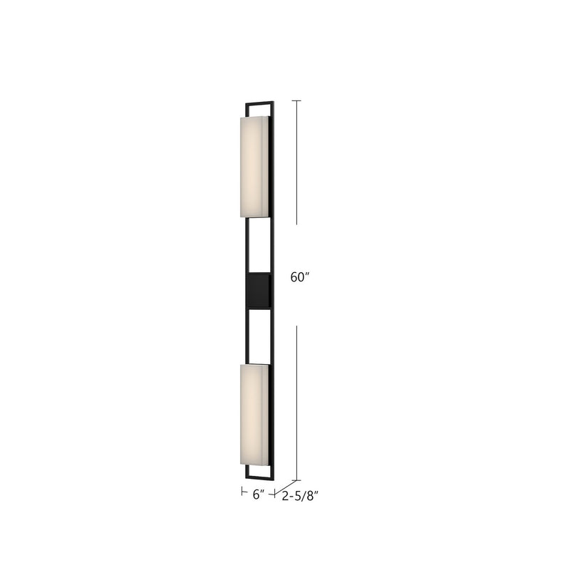 Kuzco Lighting EW72560-BK LED Exterior Wall Mount, Black