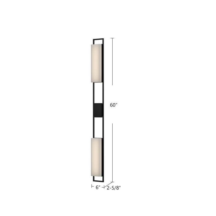 Kuzco Lighting EW72560-BK LED Exterior Wall Mount, Black