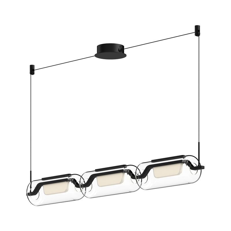 Kuzco Lighting LP28543-BK LED Linear Pendant, Black