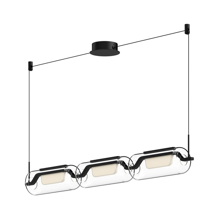 Kuzco Lighting LP28543-BK LED Linear Pendant, Black