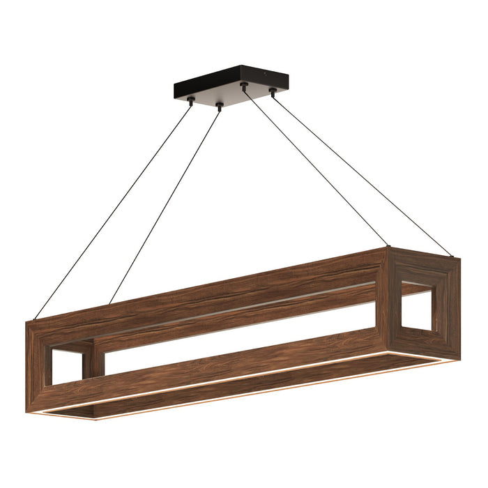 Kuzco Lighting LP32942-WT LED Linear Pendant, Walnut