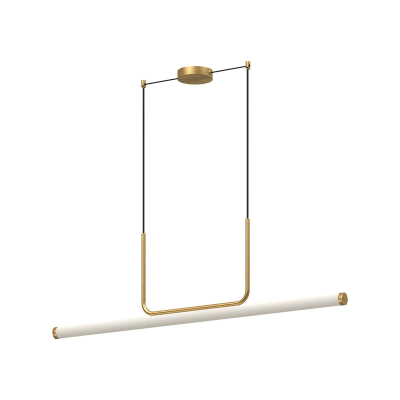 Kuzco Lighting LP73048-BG LED Linear Pendant, Brushed Gold
