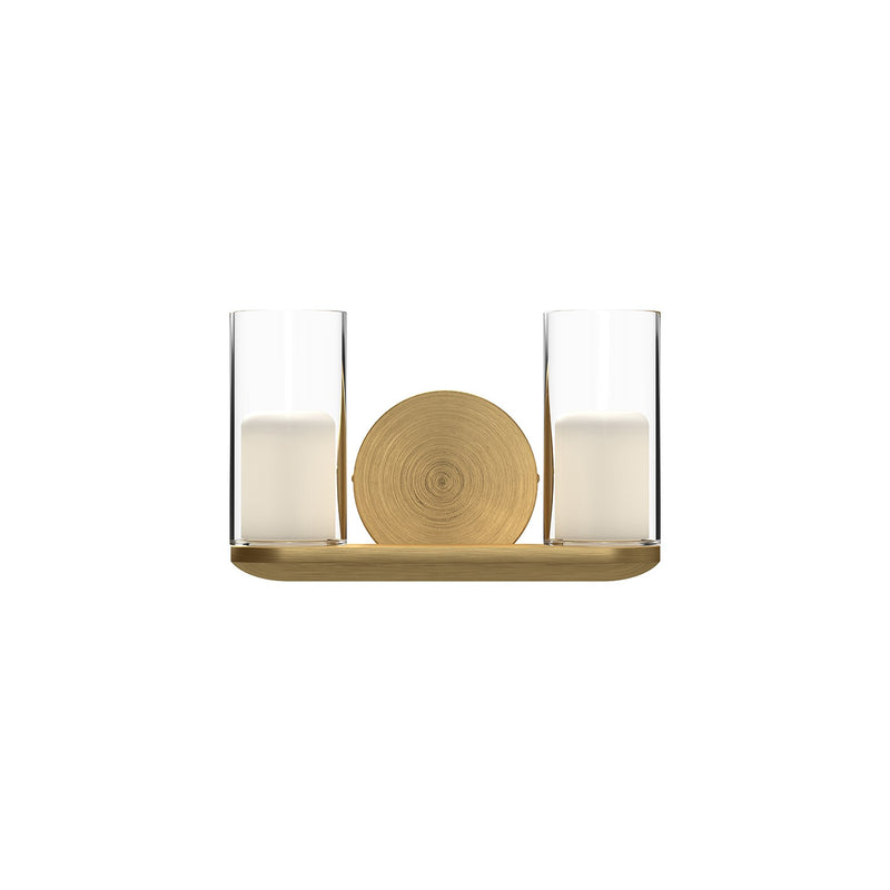 Kuzco Lighting VL53511-BG/CL LED Vanity, Brushed Gold/Clear