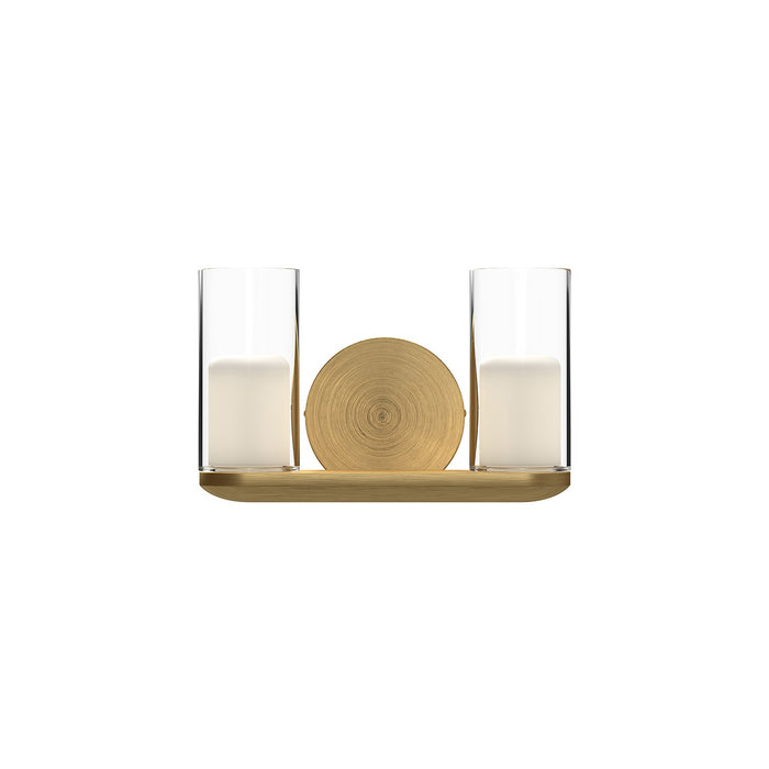Kuzco Lighting VL53511-BG/CL LED Vanity, Brushed Gold/Clear
