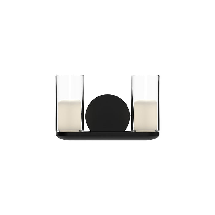 Kuzco Lighting VL53511-BK/CL LED Vanity, Black/Clear