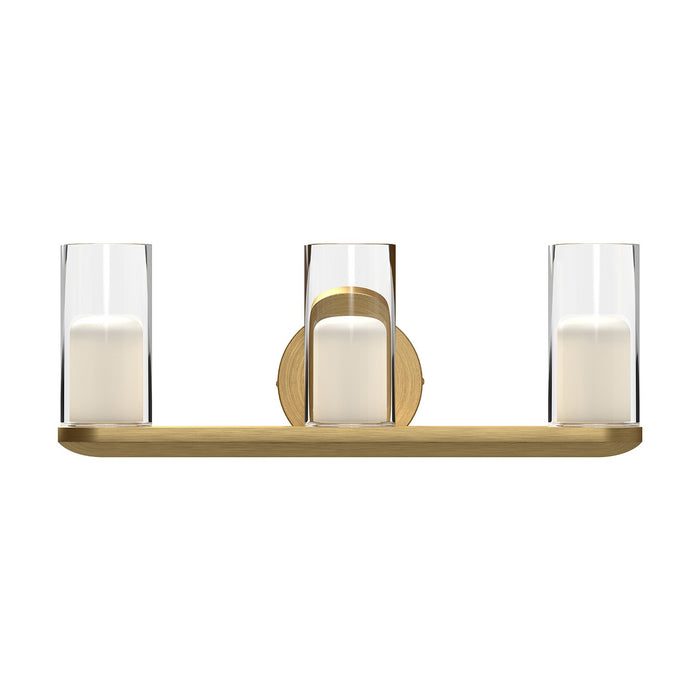 Kuzco Lighting VL53519-BG/CL LED Vanity, Brushed Gold/Clear