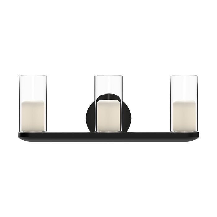 Kuzco Lighting VL53519-BK/CL LED Vanity, Black/Clear