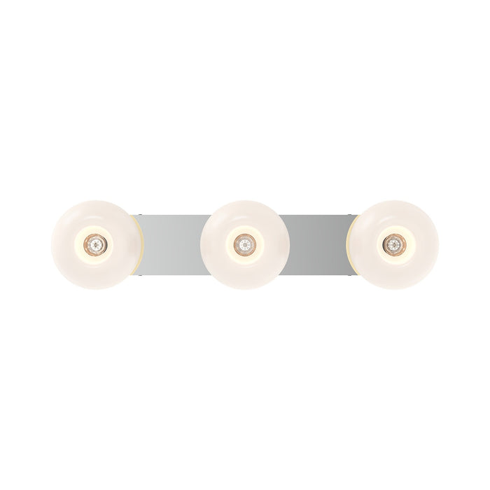 Kuzco Lighting VL57532-CH/OP Three Light Vanity, Chrome/Opal Glass