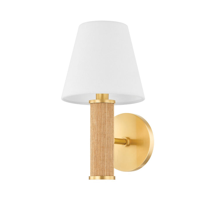 Mitzi H650101-AGB One Light Wall Sconce, Aged Brass