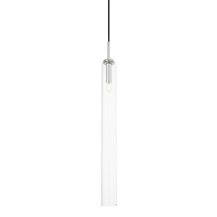 Mitzi H701701L-PN One Light Pendant, Polished Nickel