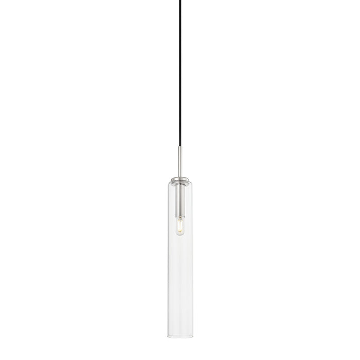 Mitzi H701701S-PN One Light Pendant, Polished Nickel