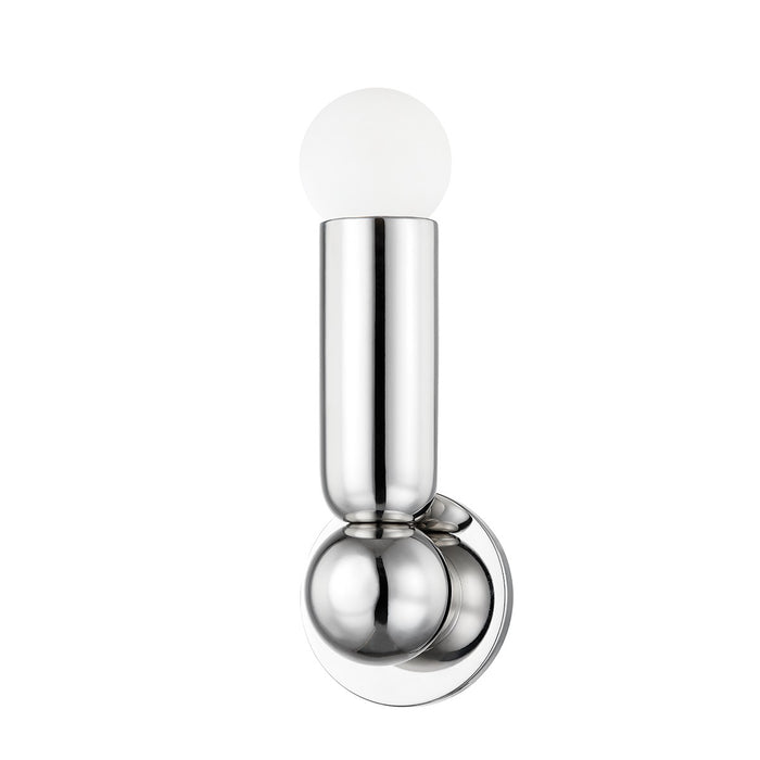 Mitzi H720101-PN One Light Wall Sconce, Polished Nickel
